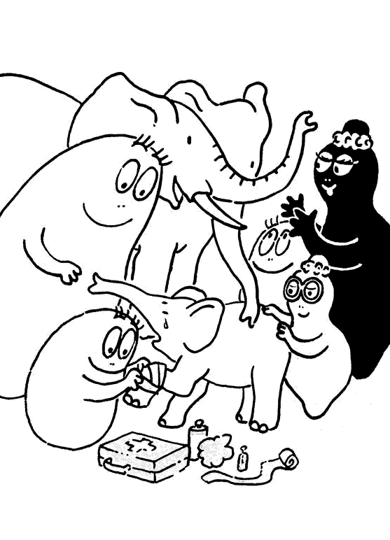 Malvorlage: Barbapapa (Karikaturen) #36463 - Kostenlose Malvorlagen zum Ausdrucken