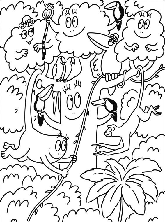 Malvorlage: Barbapapa (Karikaturen) #36491 - Kostenlose Malvorlagen zum Ausdrucken