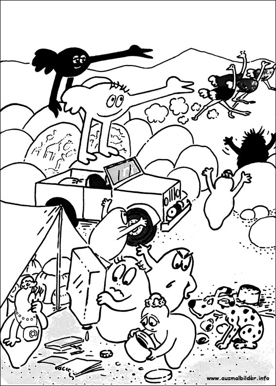 Malvorlage: Barbapapa (Karikaturen) #36515 - Kostenlose Malvorlagen zum Ausdrucken