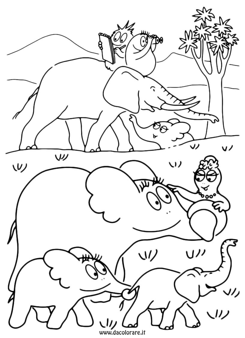 Malvorlage: Barbapapa (Karikaturen) #36538 - Kostenlose Malvorlagen zum Ausdrucken