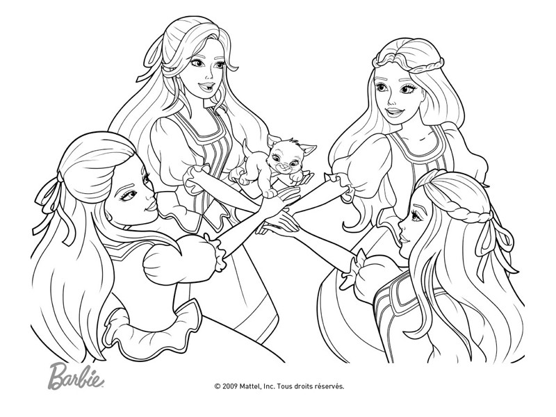 Malvorlage: Barbie (Karikaturen) #27594 - Kostenlose Malvorlagen zum Ausdrucken