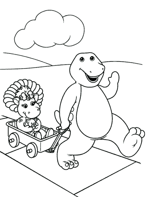 Malvorlage: Barney und seine Freunde (Karikaturen) #41008 - Kostenlose Malvorlagen zum Ausdrucken