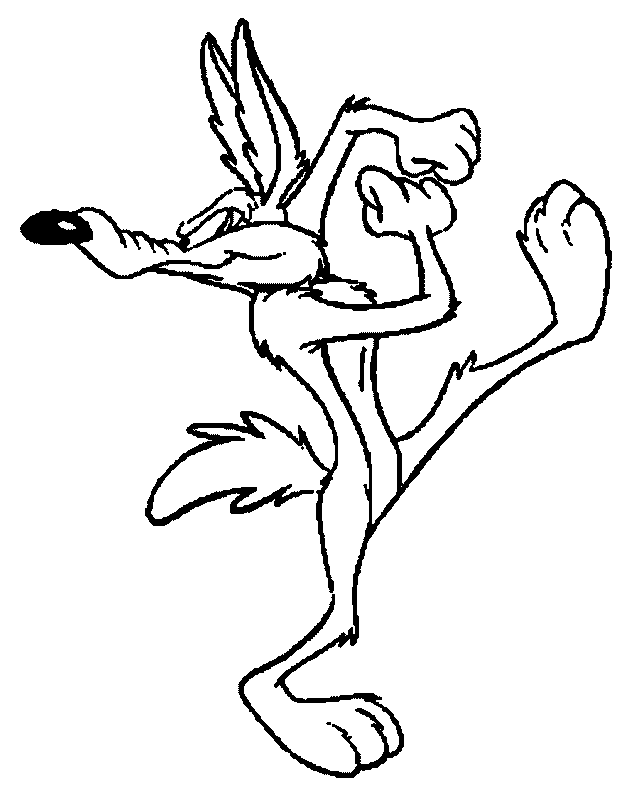 Malvorlage: Beep Beep und Coyote (Karikaturen) #47221 - Kostenlose Malvorlagen zum Ausdrucken