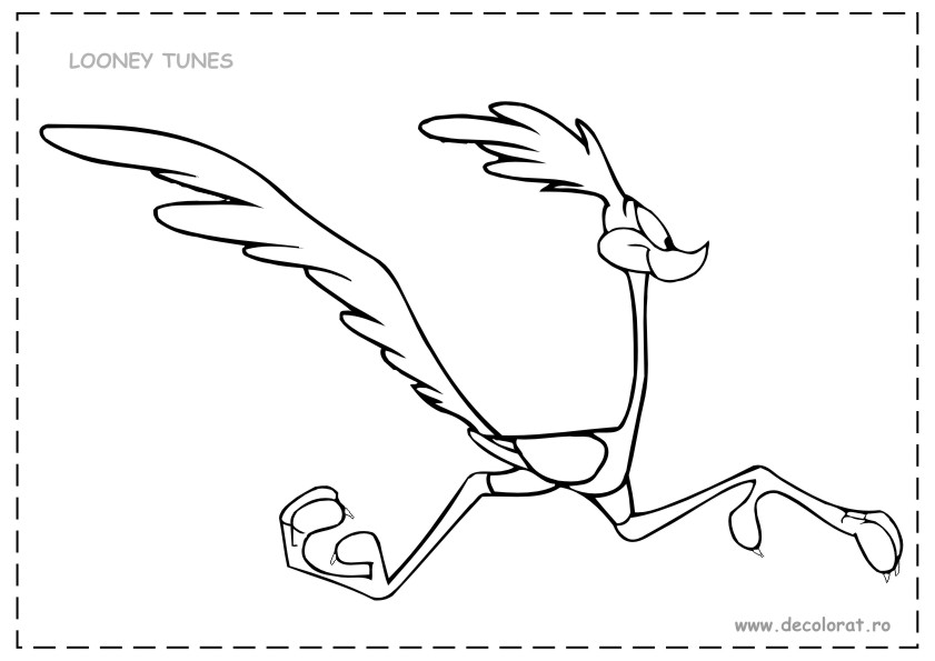 Malvorlage: Beep Beep und Coyote (Karikaturen) #47241 - Kostenlose Malvorlagen zum Ausdrucken