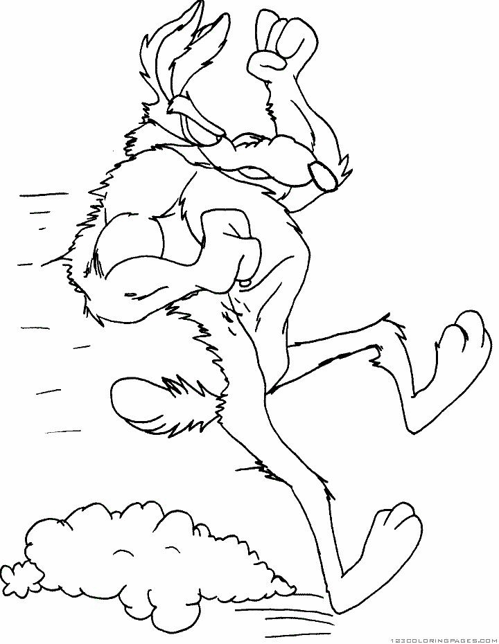 Malvorlage: Beep Beep und Coyote (Karikaturen) #47311 - Kostenlose Malvorlagen zum Ausdrucken