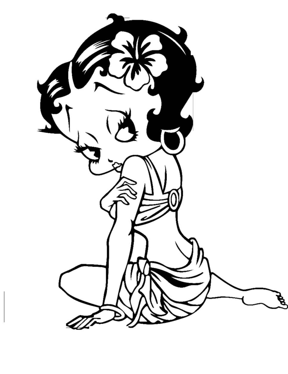 Malvorlage: Betty Boop (Karikaturen) #25912 - Kostenlose Malvorlagen zum Ausdrucken