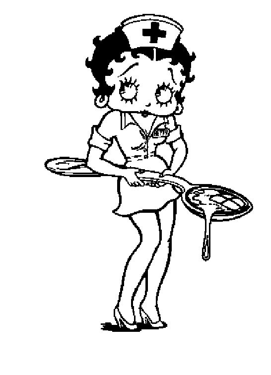 Malvorlage: Betty Boop (Karikaturen) #25919 - Kostenlose Malvorlagen zum Ausdrucken