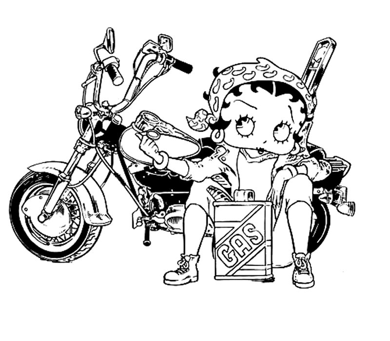 Malvorlage: Betty Boop (Karikaturen) #25948 - Kostenlose Malvorlagen zum Ausdrucken