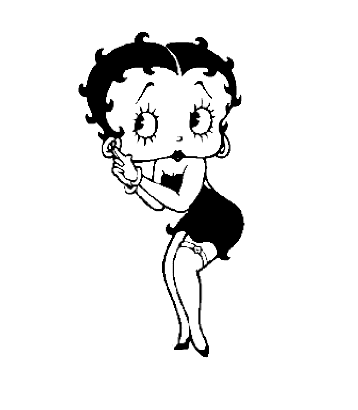 Malvorlage: Betty Boop (Karikaturen) #25949 - Kostenlose Malvorlagen zum Ausdrucken