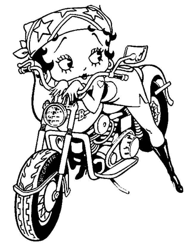 Malvorlage: Betty Boop (Karikaturen) #25972 - Kostenlose Malvorlagen zum Ausdrucken