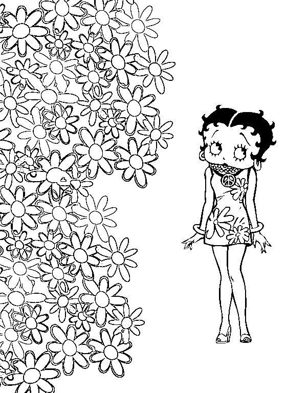 Malvorlage: Betty Boop (Karikaturen) #25973 - Kostenlose Malvorlagen zum Ausdrucken