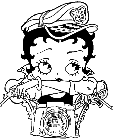 Malvorlage: Betty Boop (Karikaturen) #25983 - Kostenlose Malvorlagen zum Ausdrucken
