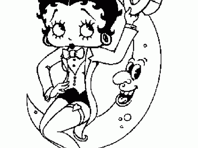 Malvorlage: Betty Boop (Karikaturen) #25987 - Kostenlose Malvorlagen zum Ausdrucken