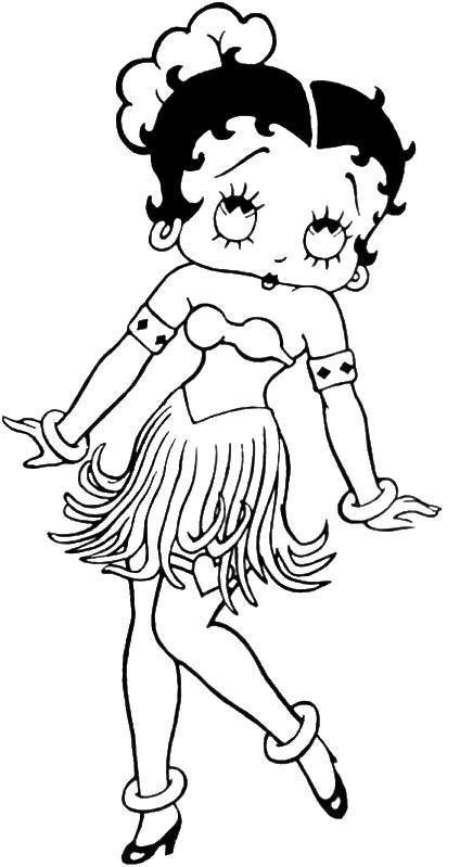 Malvorlage: Betty Boop (Karikaturen) #25988 - Kostenlose Malvorlagen zum Ausdrucken