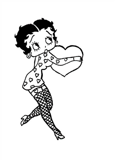 Malvorlage: Betty Boop (Karikaturen) #25995 - Kostenlose Malvorlagen zum Ausdrucken