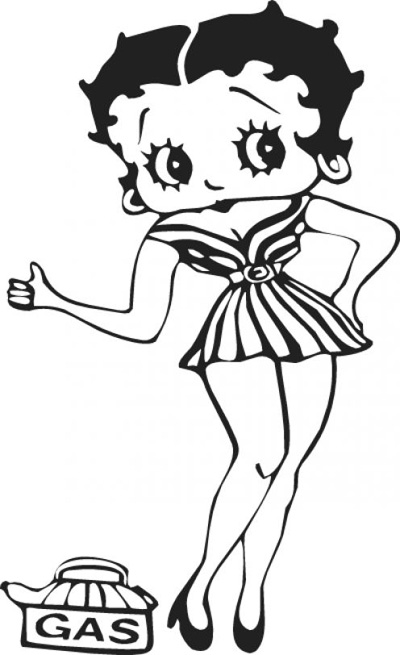 Malvorlage: Betty Boop (Karikaturen) #26010 - Kostenlose Malvorlagen zum Ausdrucken