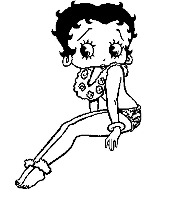 Malvorlage: Betty Boop (Karikaturen) #26027 - Kostenlose Malvorlagen zum Ausdrucken