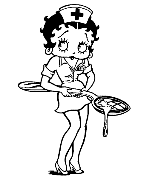 Malvorlage: Betty Boop (Karikaturen) #26036 - Kostenlose Malvorlagen zum Ausdrucken