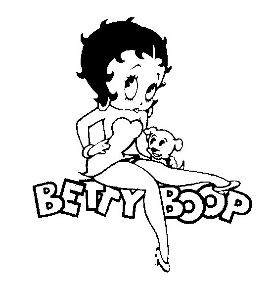 Malvorlage: Betty Boop (Karikaturen) #26047 - Kostenlose Malvorlagen zum Ausdrucken
