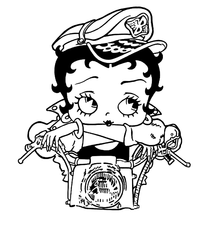 Malvorlage: Betty Boop (Karikaturen) #26050 - Kostenlose Malvorlagen zum Ausdrucken