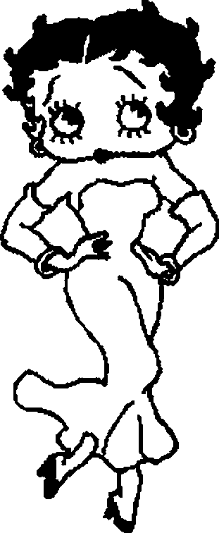 Malvorlage: Betty Boop (Karikaturen) #26061 - Kostenlose Malvorlagen zum Ausdrucken