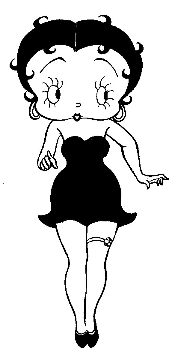 Malvorlage: Betty Boop (Karikaturen) #26066 - Kostenlose Malvorlagen zum Ausdrucken