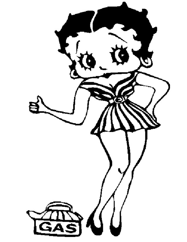 Malvorlage: Betty Boop (Karikaturen) #26078 - Kostenlose Malvorlagen zum Ausdrucken