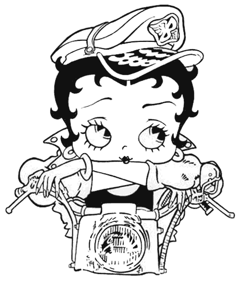 Malvorlage: Betty Boop (Karikaturen) #26079 - Kostenlose Malvorlagen zum Ausdrucken