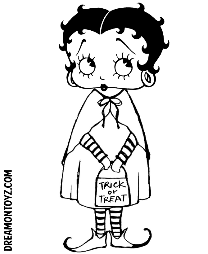 Malvorlage: Betty Boop (Karikaturen) #26086 - Kostenlose Malvorlagen zum Ausdrucken