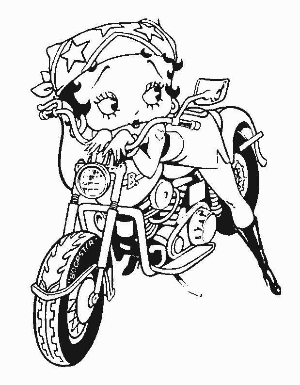 Malvorlage: Betty Boop (Karikaturen) #26096 - Kostenlose Malvorlagen zum Ausdrucken