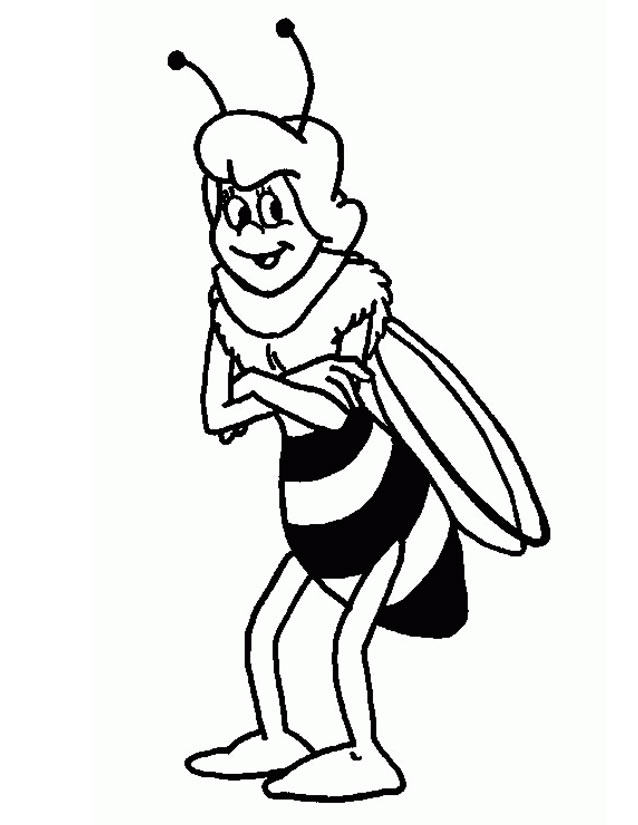 Malvorlage: Biene Maja (Karikaturen) #28218 - Kostenlose Malvorlagen zum Ausdrucken