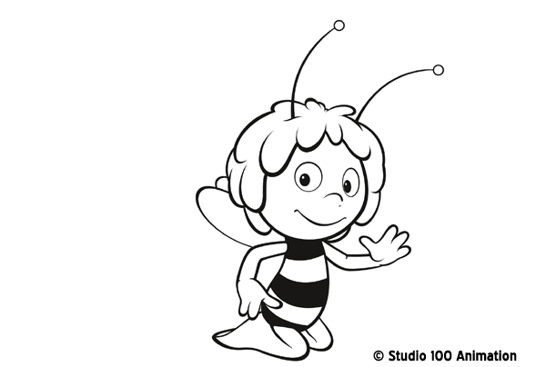 Malvorlage: Biene Maja (Karikaturen) #28221 - Kostenlose Malvorlagen zum Ausdrucken