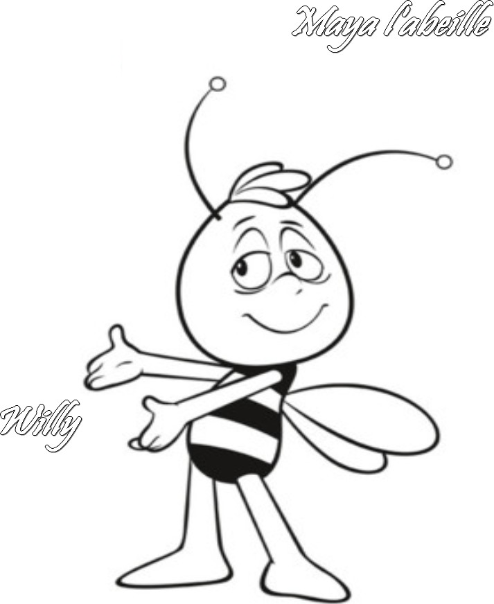 Malvorlage: Biene Maja (Karikaturen) #28233 - Kostenlose Malvorlagen zum Ausdrucken