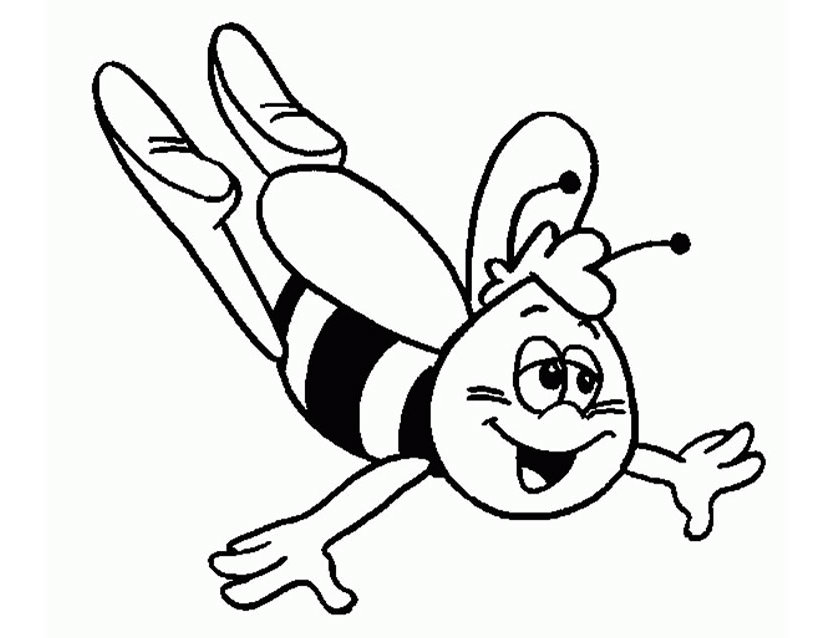 Malvorlage: Biene Maja (Karikaturen) #28235 - Kostenlose Malvorlagen zum Ausdrucken