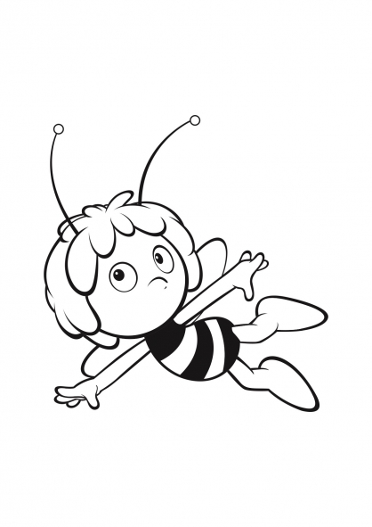 Malvorlage: Biene Maja (Karikaturen) #28236 - Kostenlose Malvorlagen zum Ausdrucken