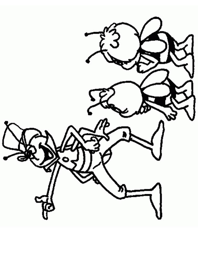 Malvorlage: Biene Maja (Karikaturen) #28240 - Kostenlose Malvorlagen zum Ausdrucken