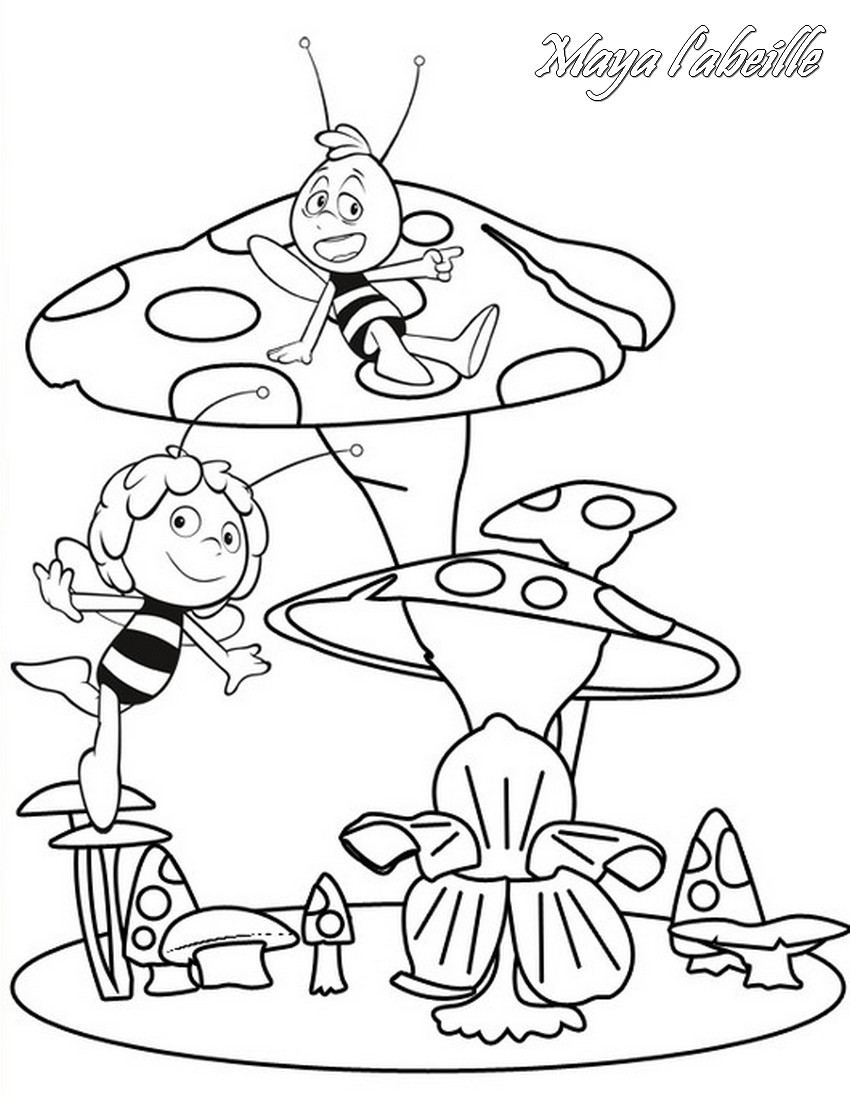 Malvorlage: Biene Maja (Karikaturen) #28249 - Kostenlose Malvorlagen zum Ausdrucken