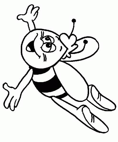 Malvorlage: Biene Maja (Karikaturen) #28250 - Kostenlose Malvorlagen zum Ausdrucken
