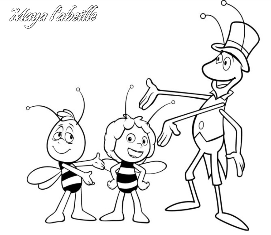 Malvorlage: Biene Maja (Karikaturen) #28252 - Kostenlose Malvorlagen zum Ausdrucken