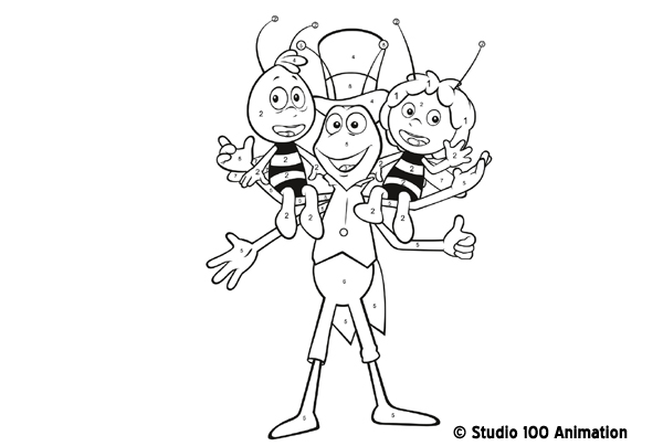 Malvorlage: Biene Maja (Karikaturen) #28274 - Kostenlose Malvorlagen zum Ausdrucken