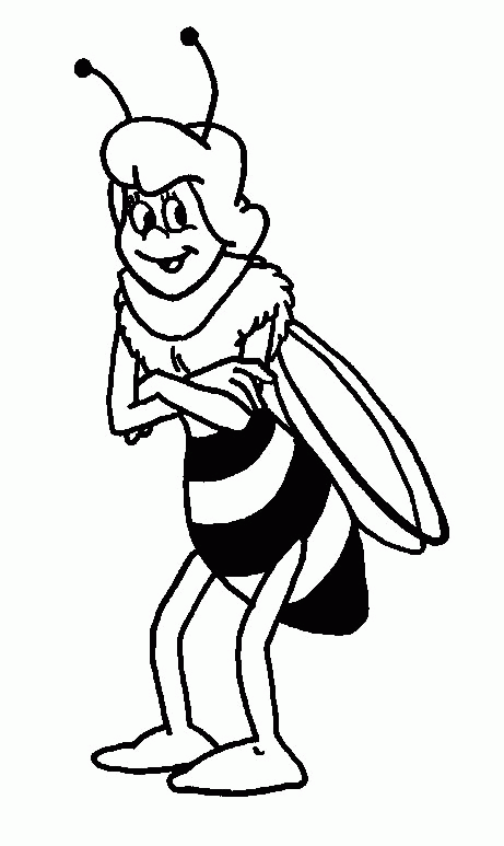 Malvorlage: Biene Maja (Karikaturen) #28283 - Kostenlose Malvorlagen zum Ausdrucken