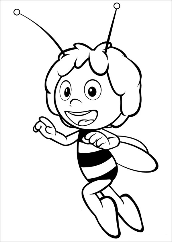 Malvorlage: Biene Maja (Karikaturen) #28318 - Kostenlose Malvorlagen zum Ausdrucken