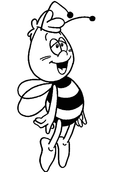 Malvorlage: Biene Maja (Karikaturen) #28324 - Kostenlose Malvorlagen zum Ausdrucken
