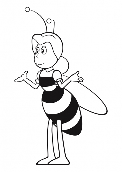 Malvorlage: Biene Maja (Karikaturen) #28328 - Kostenlose Malvorlagen zum Ausdrucken