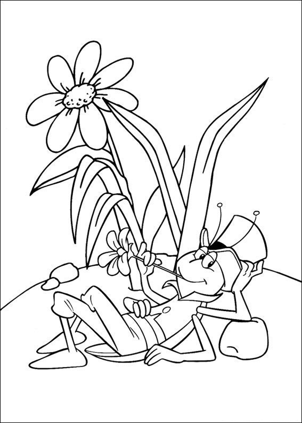 Malvorlage: Biene Maja (Karikaturen) #28329 - Kostenlose Malvorlagen zum Ausdrucken