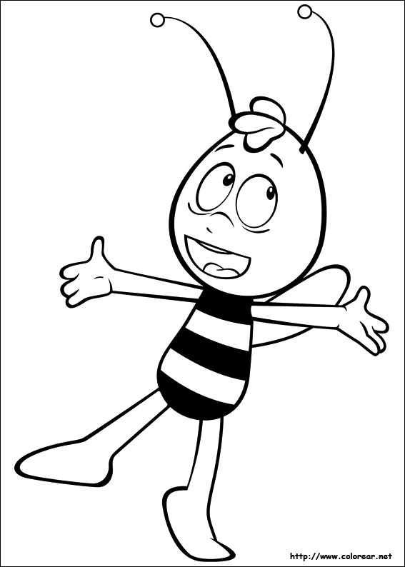 Malvorlage: Biene Maja (Karikaturen) #28371 - Kostenlose Malvorlagen zum Ausdrucken