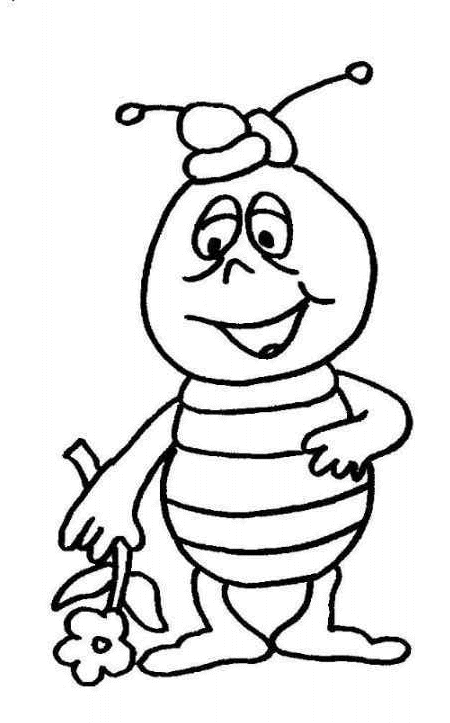 Malvorlage: Biene Maja (Karikaturen) #28395 - Kostenlose Malvorlagen zum Ausdrucken
