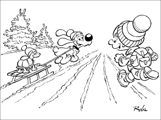 Malvorlage: Billy und Buddy (Karikaturen) #25407 - Kostenlose Malvorlagen zum Ausdrucken