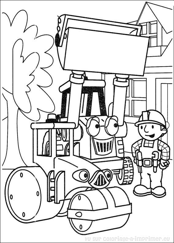 Malvorlage: Bob der Baumeister (Karikaturen) #33072 - Kostenlose Malvorlagen zum Ausdrucken