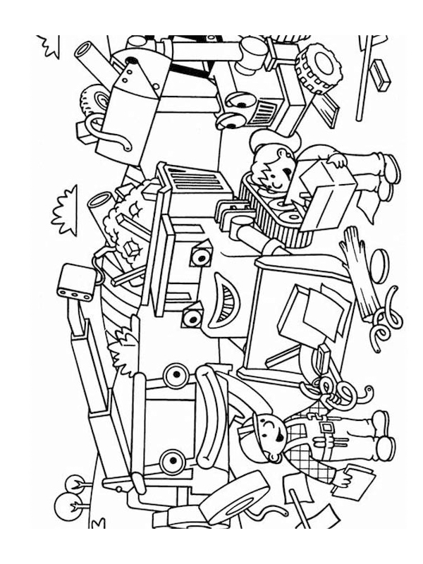 Malvorlage: Bob der Baumeister (Karikaturen) #33120 - Kostenlose Malvorlagen zum Ausdrucken